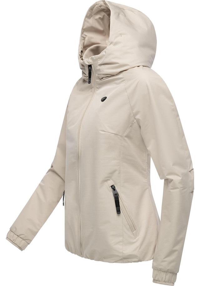 Ragwear Outdoorjacke »Dizzie Tech« mit Kapuze Wasserdichte Damen Übergangsjacke mit großer Kapuze