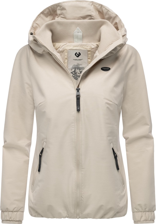 Ragwear Outdoorjacke »Dizzie Tech« mit Kapuze Wasserdichte Damen Übergangsjacke mit großer Kapuze
