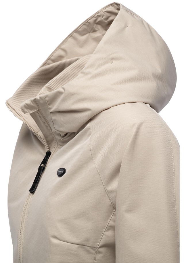 Ragwear Outdoorjacke »Dizzie Tech« mit Kapuze Wasserdichte Damen Übergangsjacke mit großer Kapuze