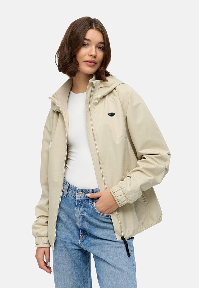 Ragwear Outdoorjacke »Dizzie Tech« mit Kapuze Wasserdichte Damen Übergangsjacke mit großer Kapuze