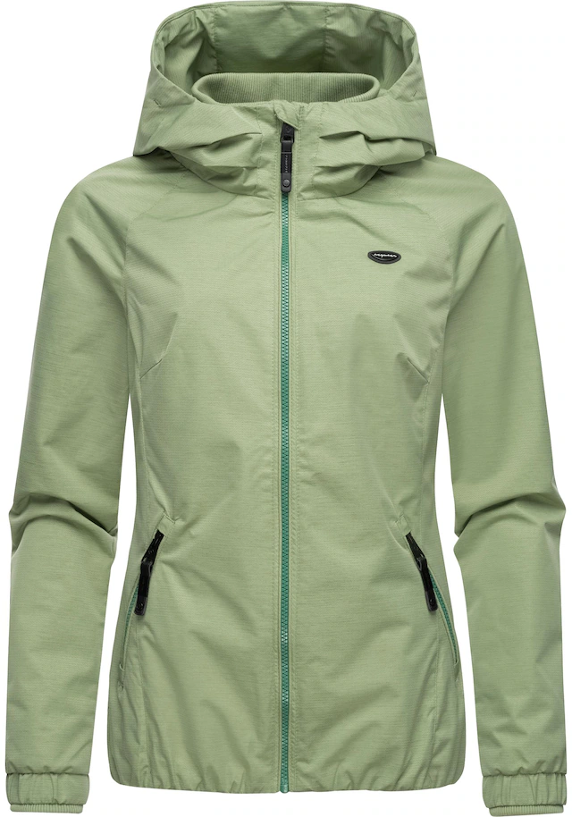 Ragwear Outdoorjacke »Dizzie Tech« mit Kapuze Wasserdichte Damen Übergangsjacke mit großer Kapuze