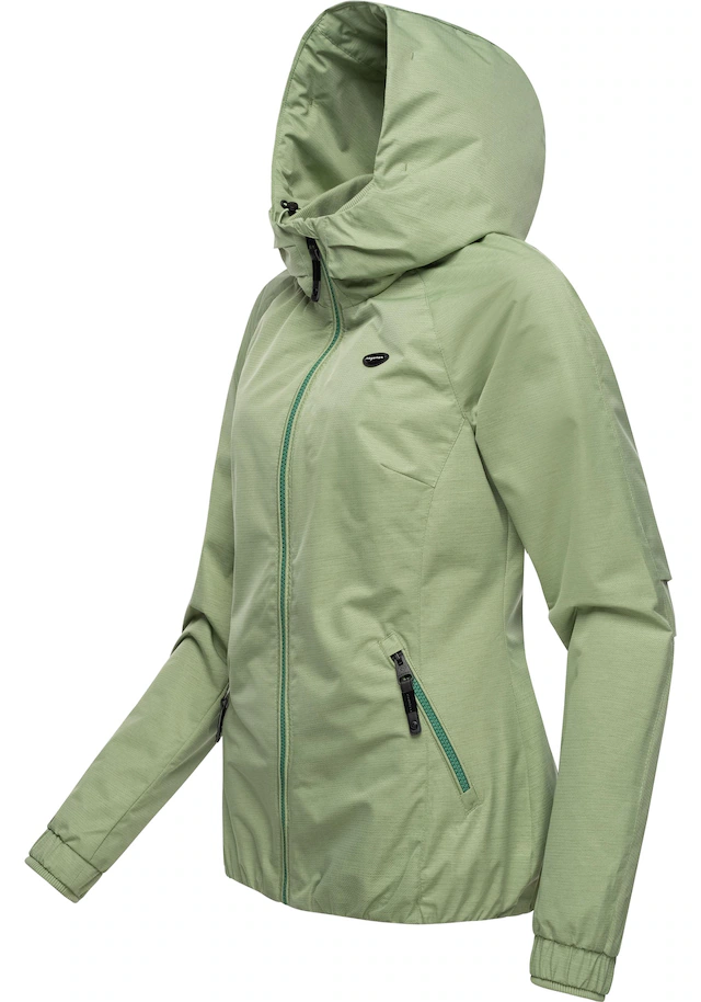 Ragwear Outdoorjacke »Dizzie Tech« mit Kapuze Wasserdichte Damen Übergangsjacke mit großer Kapuze