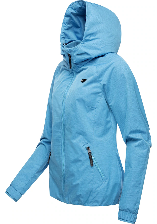 Ragwear Outdoorjacke »Dizzie Tech« mit Kapuze Wasserdichte Damen Übergangsjacke mit großer Kapuze