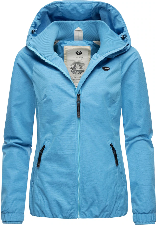 Ragwear Outdoorjacke »Dizzie Tech« mit Kapuze Wasserdichte Damen Übergangsjacke mit großer Kapuze