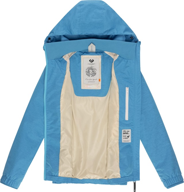 Ragwear Outdoorjacke »Dizzie Tech« mit Kapuze Wasserdichte Damen Übergangsjacke mit großer Kapuze