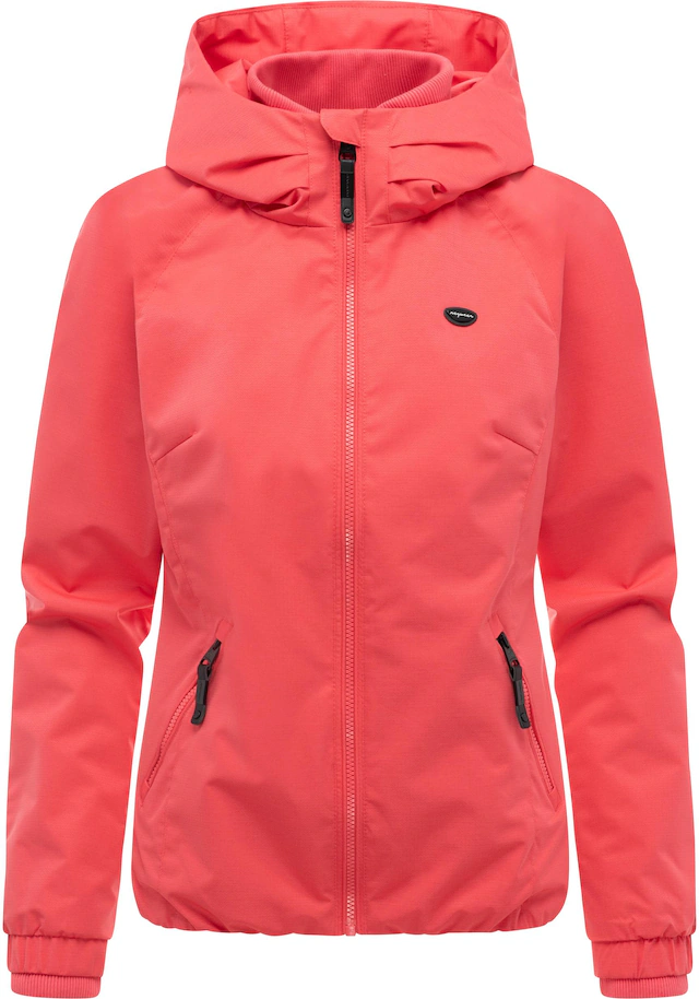 Ragwear Outdoorjacke »Dizzie Tech« mit Kapuze Wasserdichte Damen Übergangsjacke mit großer Kapuze
