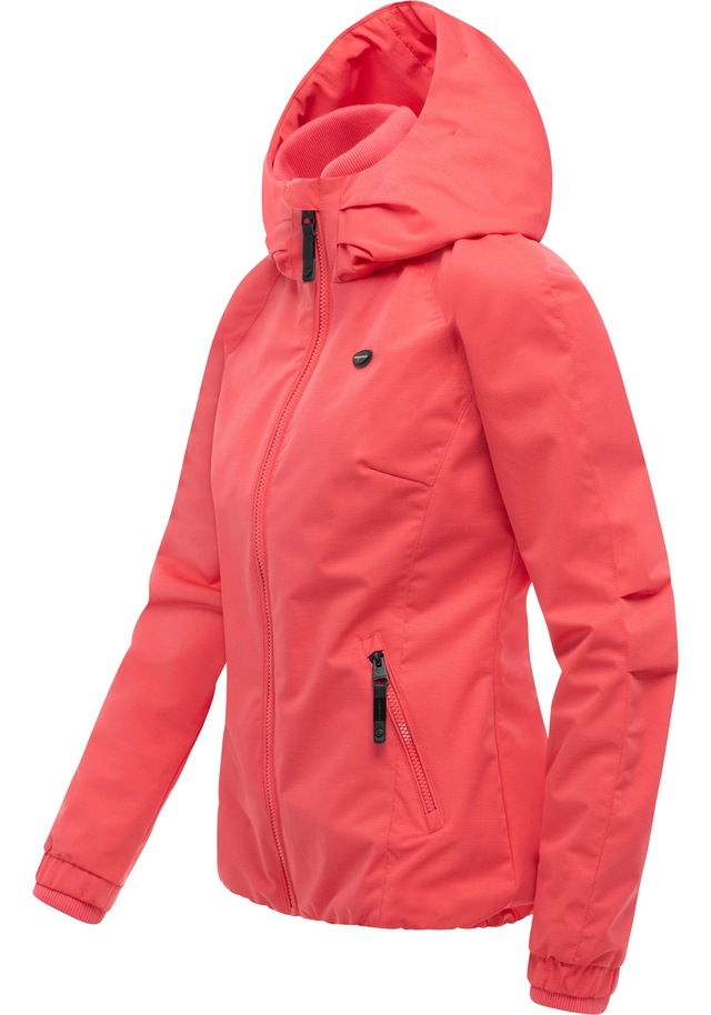 Ragwear Outdoorjacke »Dizzie Tech« mit Kapuze Wasserdichte Damen Übergangsjacke mit großer Kapuze