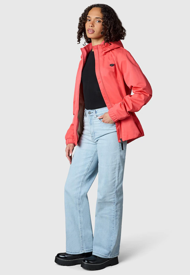 Ragwear Outdoorjacke »Dizzie Tech« mit Kapuze Wasserdichte Damen Übergangsjacke mit großer Kapuze