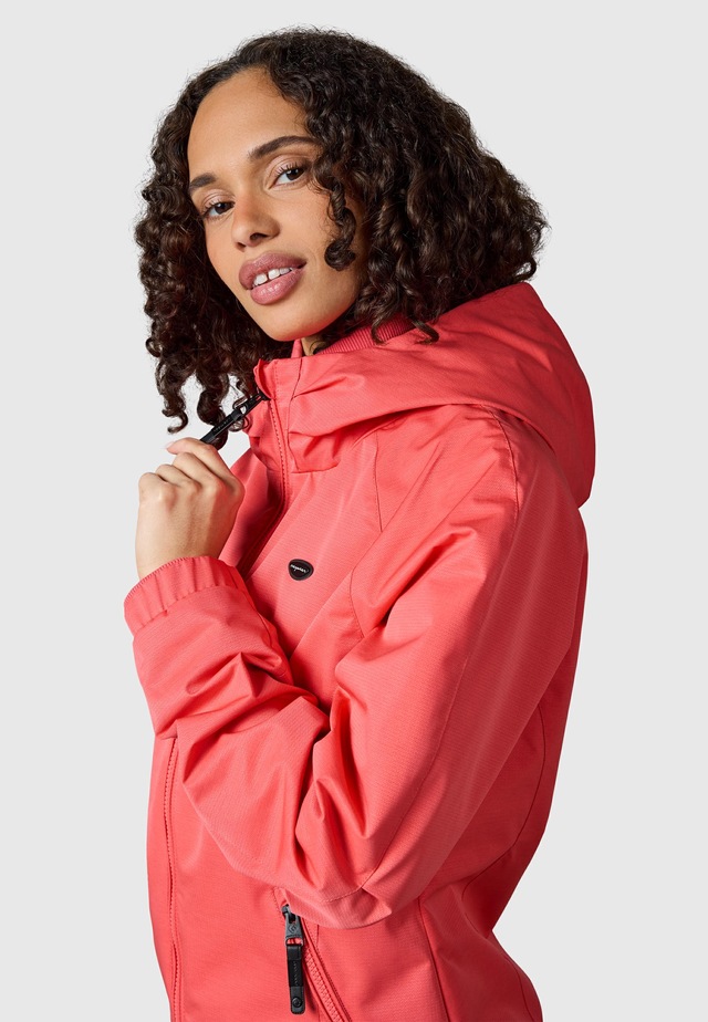 Ragwear Outdoorjacke »Dizzie Tech« mit Kapuze Wasserdichte Damen Übergangsjacke mit großer Kapuze