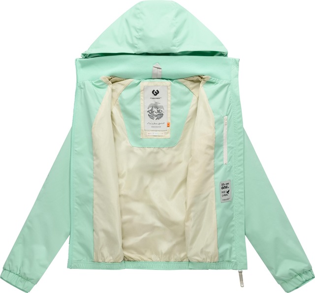 Ragwear Outdoorjacke »Dizzie Tech« mit Kapuze Wasserdichte Damen Übergangsjacke mit großer Kapuze