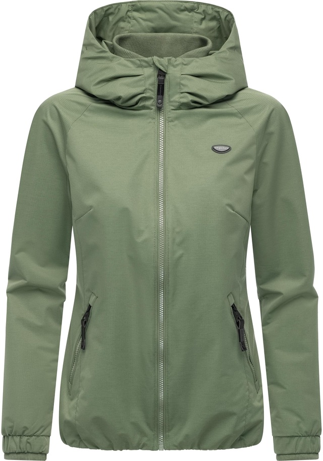 Ragwear Outdoorjacke »Dizzie Tech« mit Kapuze Wasserdichte Damen Übergangsjacke mit großer Kapuze