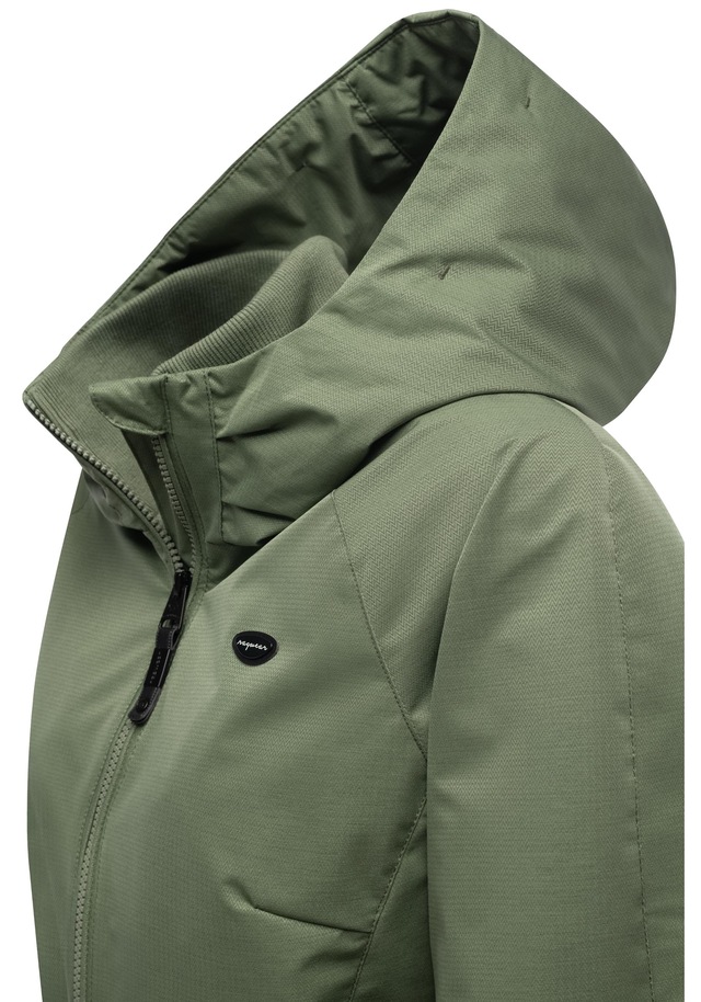 Ragwear Outdoorjacke »Dizzie Tech« mit Kapuze Wasserdichte Damen Übergangsjacke mit großer Kapuze