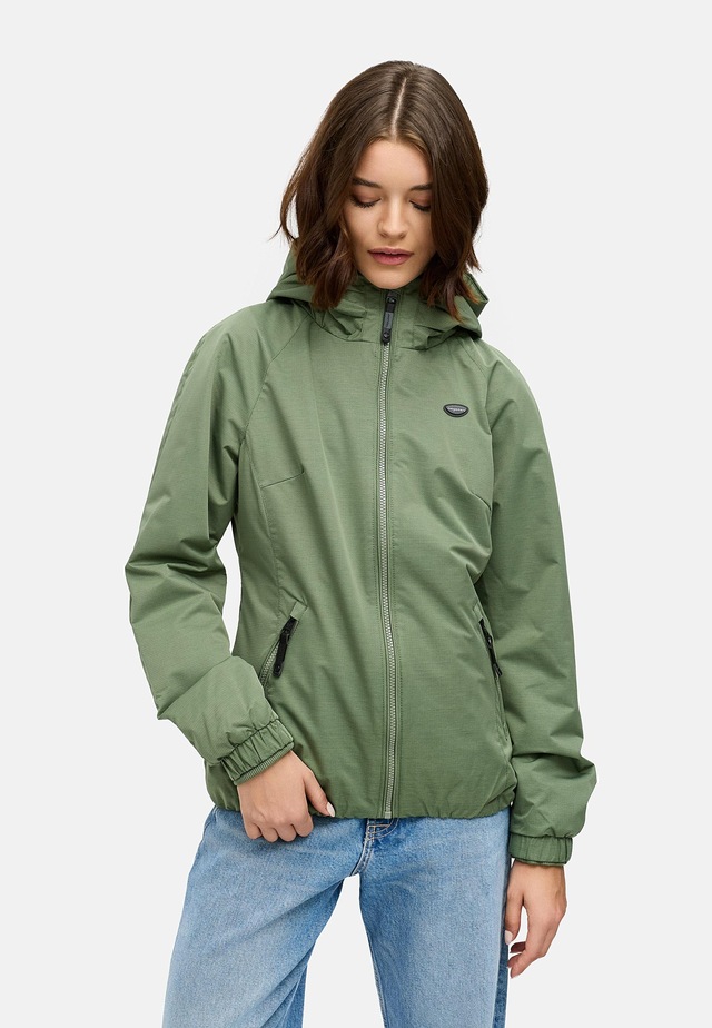 Ragwear Outdoorjacke »Dizzie Tech« mit Kapuze Wasserdichte Damen Übergangsjacke mit großer Kapuze