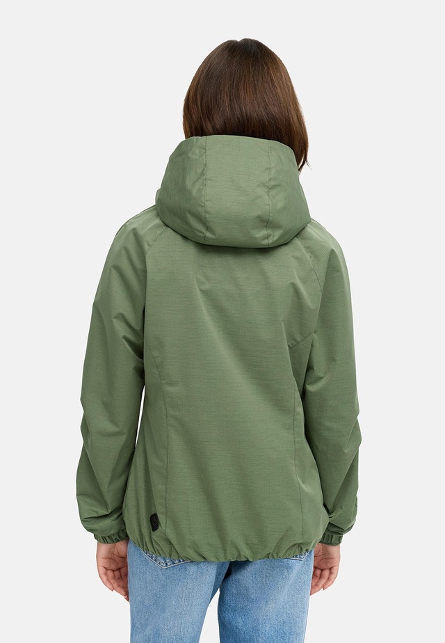Ragwear Outdoorjacke »Dizzie Tech« mit Kapuze Wasserdichte Damen Übergangsjacke mit großer Kapuze