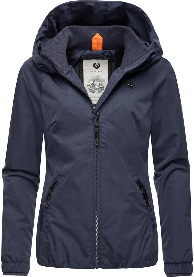 Ragwear Outdoorjacke »Dizzie Tech« mit Kapuze Wasserdichte Damen Übergangsjacke mit großer Kapuze
