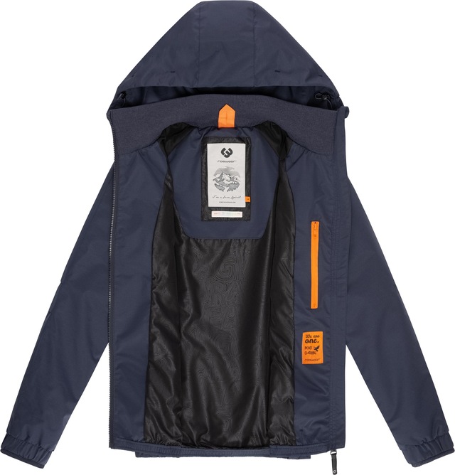 Ragwear Outdoorjacke »Dizzie Tech« mit Kapuze Wasserdichte Damen Übergangsjacke mit großer Kapuze