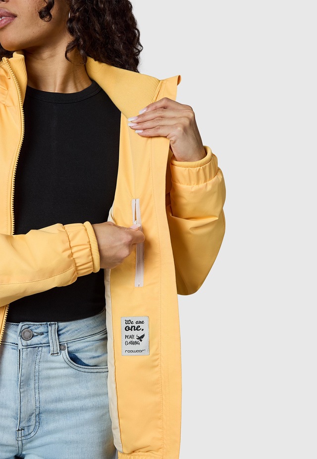 Ragwear Outdoorjacke »Dizzie Tech« mit Kapuze Wasserdichte Damen Übergangsjacke mit großer Kapuze