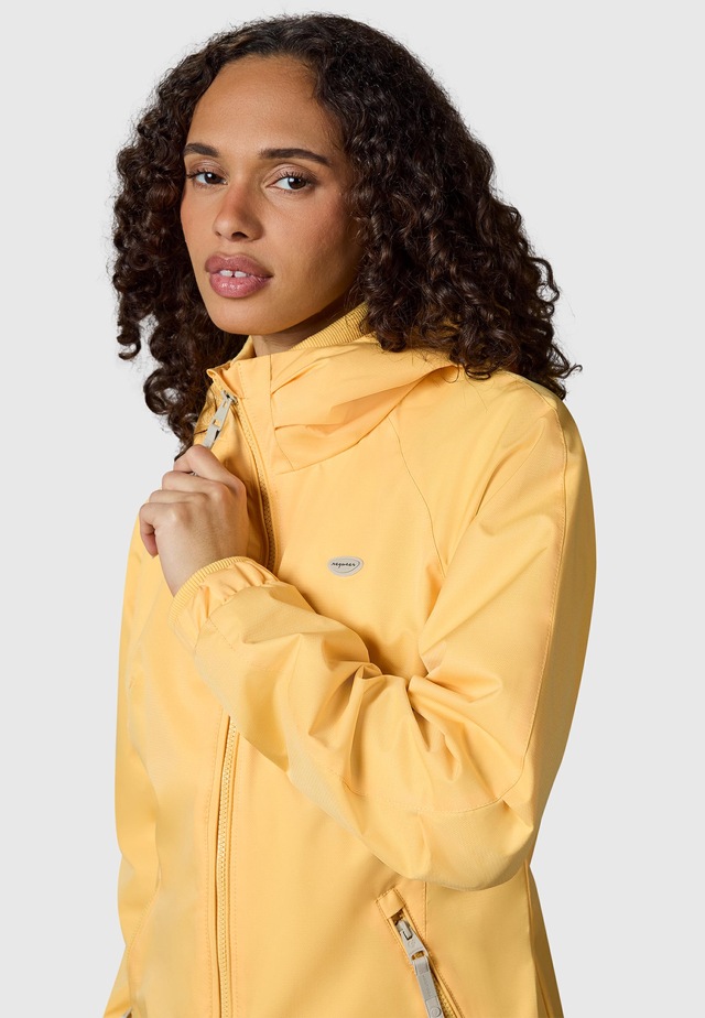 Ragwear Outdoorjacke »Dizzie Tech« mit Kapuze Wasserdichte Damen Übergangsjacke mit großer Kapuze