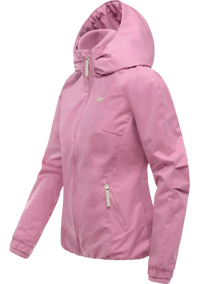 Ragwear Outdoorjacke »Dizzie Tech« mit Kapuze Wasserdichte Damen Übergangsjacke mit großer Kapuze