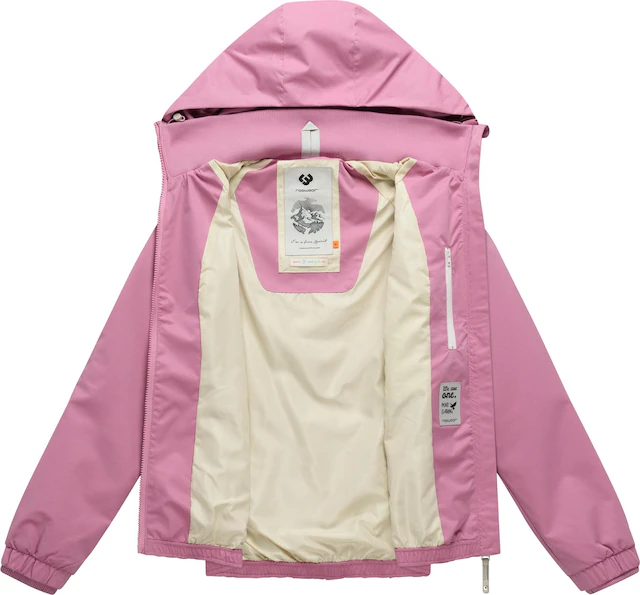 Ragwear Outdoorjacke »Dizzie Tech« mit Kapuze Wasserdichte Damen Übergangsjacke mit großer Kapuze
