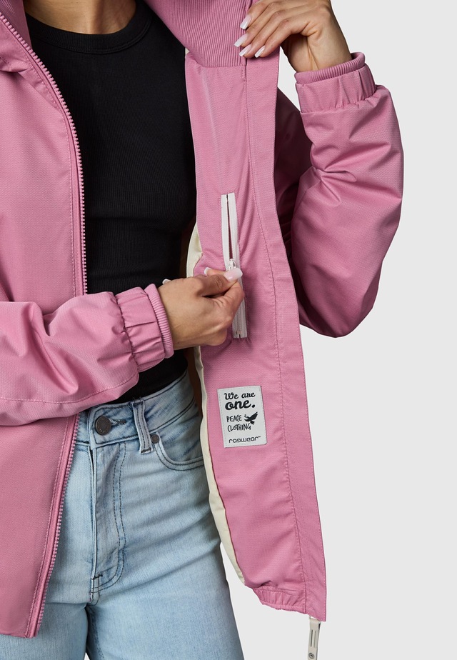 Ragwear Outdoorjacke »Dizzie Tech« mit Kapuze Wasserdichte Damen Übergangsjacke mit großer Kapuze