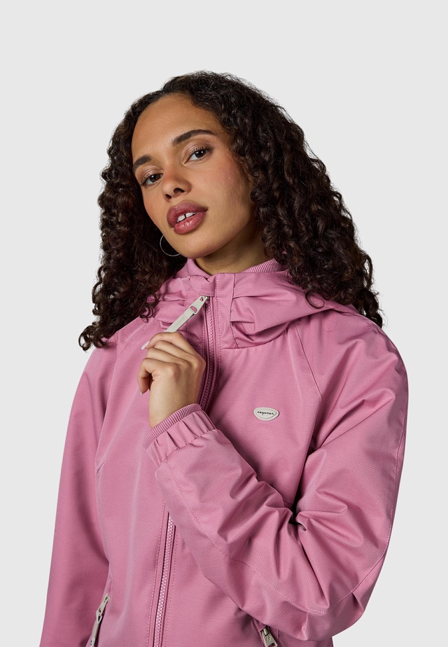 Ragwear Outdoorjacke »Dizzie Tech« mit Kapuze Wasserdichte Damen Übergangsjacke mit großer Kapuze