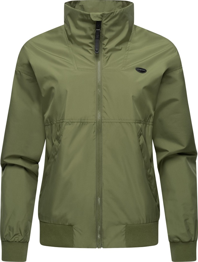 Ragwear Outdoorjacke »Goona« ohne Kapuze stylische, wasserdichte Übergangsjacke mit hohem Kragen