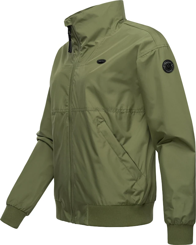 Ragwear Outdoorjacke »Goona« ohne Kapuze stylische, wasserdichte Übergangsjacke mit hohem Kragen