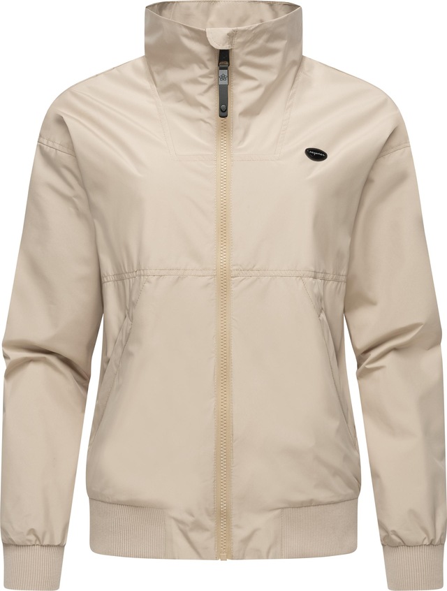 Ragwear Outdoorjacke »Goona« ohne Kapuze stylische, wasserdichte Übergangsjacke mit hohem Kragen