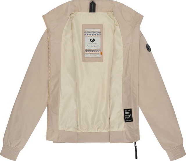 Ragwear Outdoorjacke »Goona« ohne Kapuze stylische, wasserdichte Übergangsjacke mit hohem Kragen
