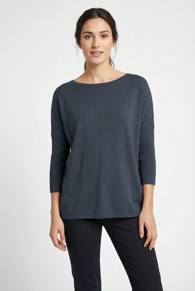 FREEQUENT Strickpullover »FQJONE-PU« mit 3/4 Armen