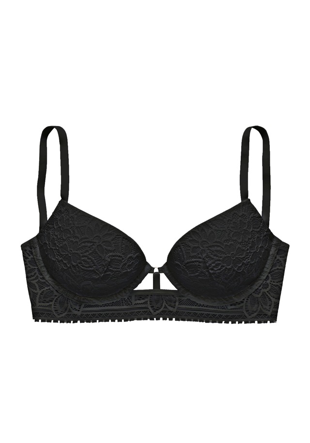 LASCANA Push-up-BH mit Bügel aus floraler Jacquardspitze, sexy Dessous