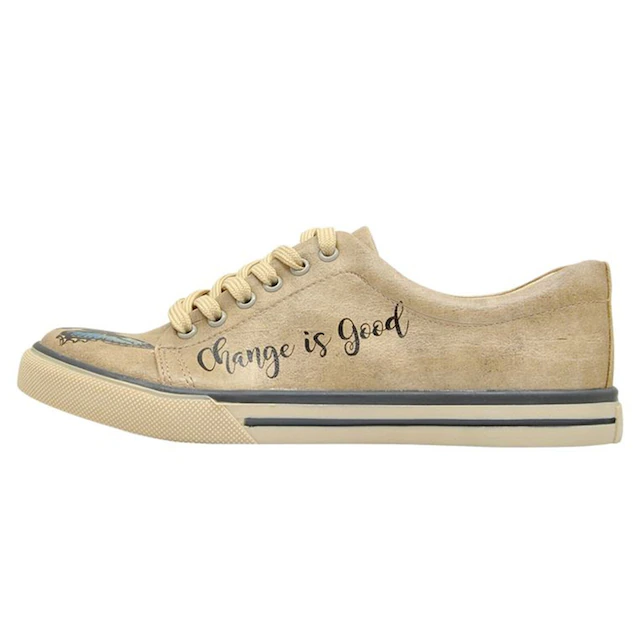 DOGO Sneaker »Classic Schnürsneaker A Pair Of Doves Damen Sneaker« Handgefertigt