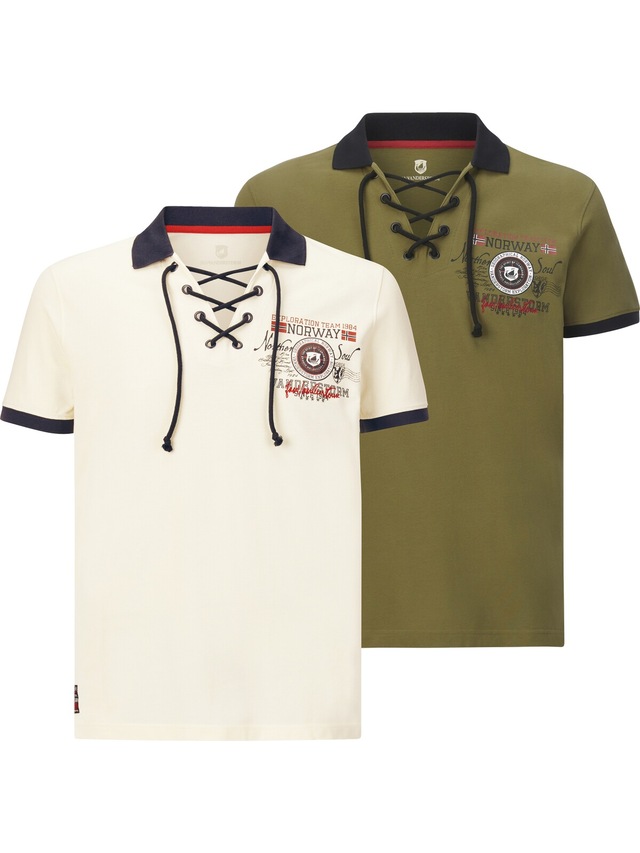Jan Vanderstorm Poloshirt »Doppelpack Poloshirt ELJAR«