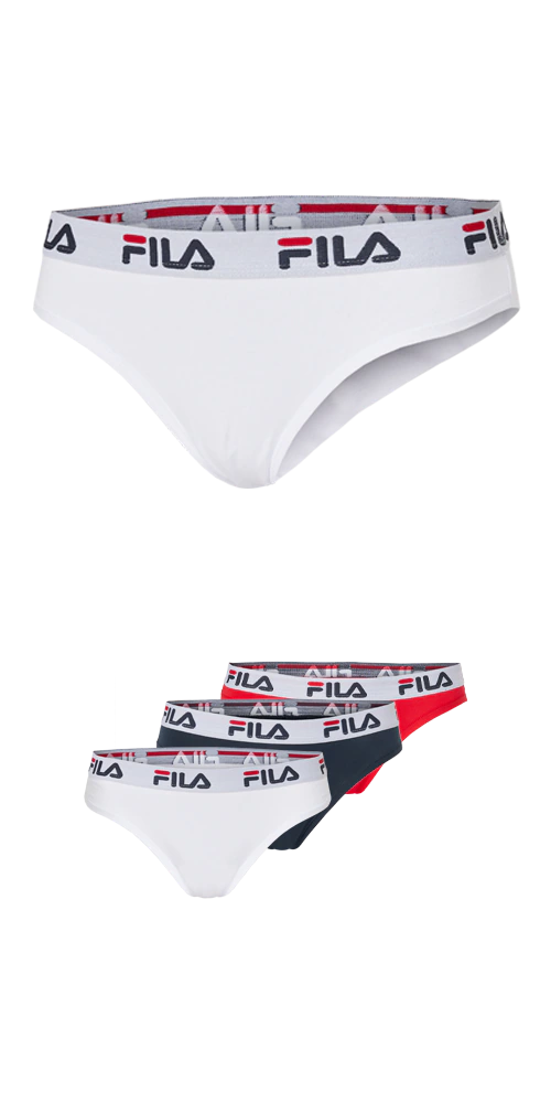 Fila Brasilslip »WOMAN BRAZILIAN SLIP« mit elastischem Logobund