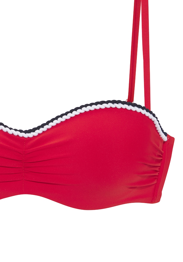 s.Oliver Bügel-Bandeau-Bikini-Top »Junis« mit geflochtenen Details