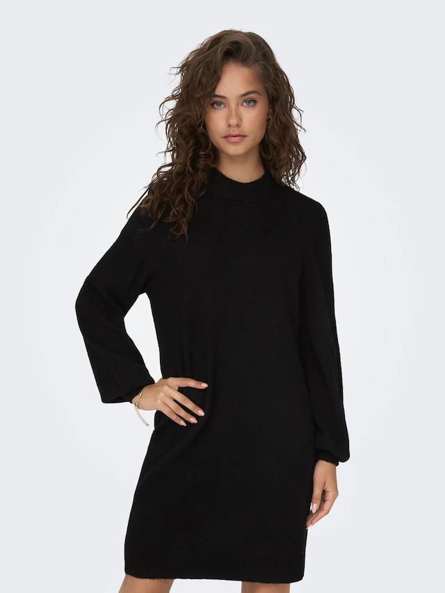 JDY Strickkleid »JDYRUE LIFE L/S HIGH NECK DRESS KNT NOOS«