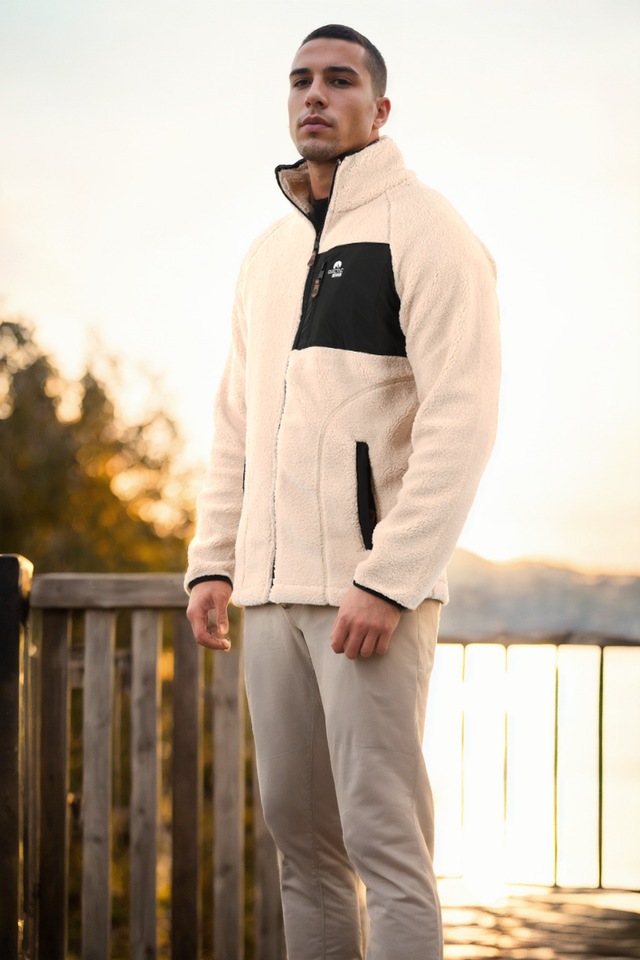 Arctic Seven Fleecejacke »ASAdvenio« Aus hochwertigem Sherpa-Fleece