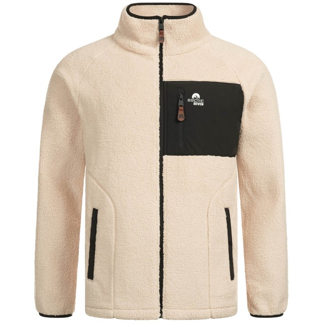 Arctic Seven Fleecejacke »ASAdvenio« Aus hochwertigem Sherpa-Fleece