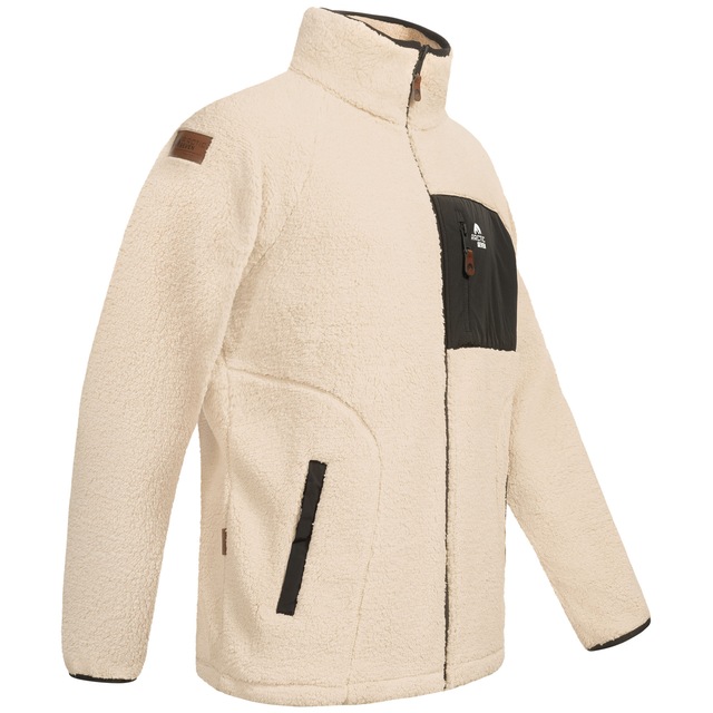 Arctic Seven Fleecejacke »ASAdvenio« Aus hochwertigem Sherpa-Fleece
