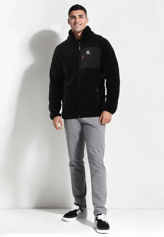 Arctic Seven Fleecejacke »ASAdvenio« Aus hochwertigem Sherpa-Fleece