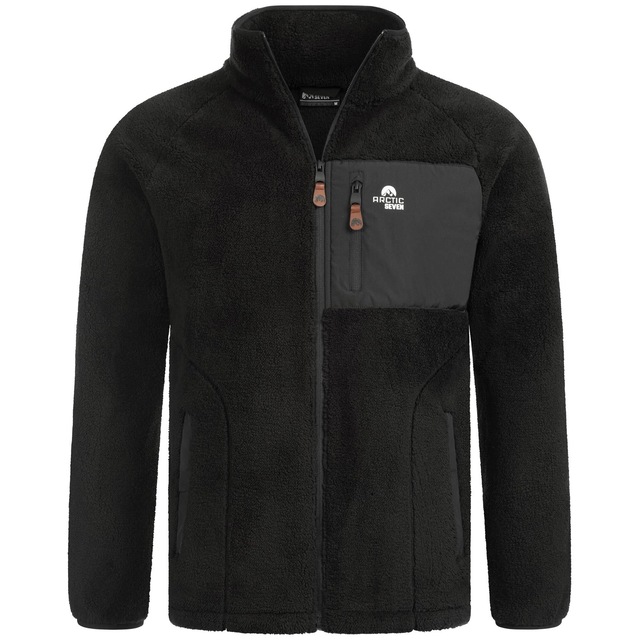 Arctic Seven Fleecejacke »ASAdvenio« Aus hochwertigem Sherpa-Fleece