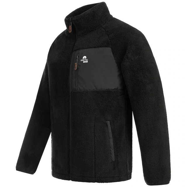 Arctic Seven Fleecejacke »ASAdvenio« Aus hochwertigem Sherpa-Fleece