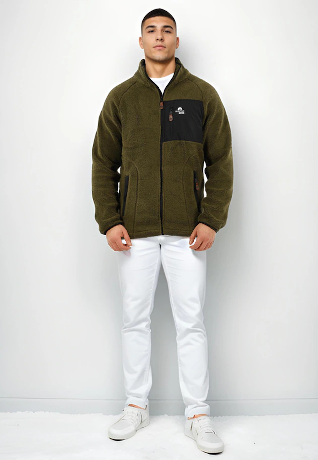 Arctic Seven Fleecejacke »ASAdvenio« Aus hochwertigem Sherpa-Fleece