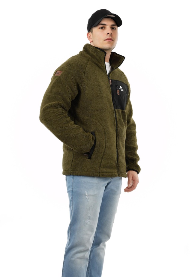 Arctic Seven Fleecejacke »ASAdvenio« Aus hochwertigem Sherpa-Fleece