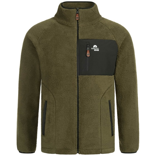 Arctic Seven Fleecejacke »ASAdvenio« Aus hochwertigem Sherpa-Fleece