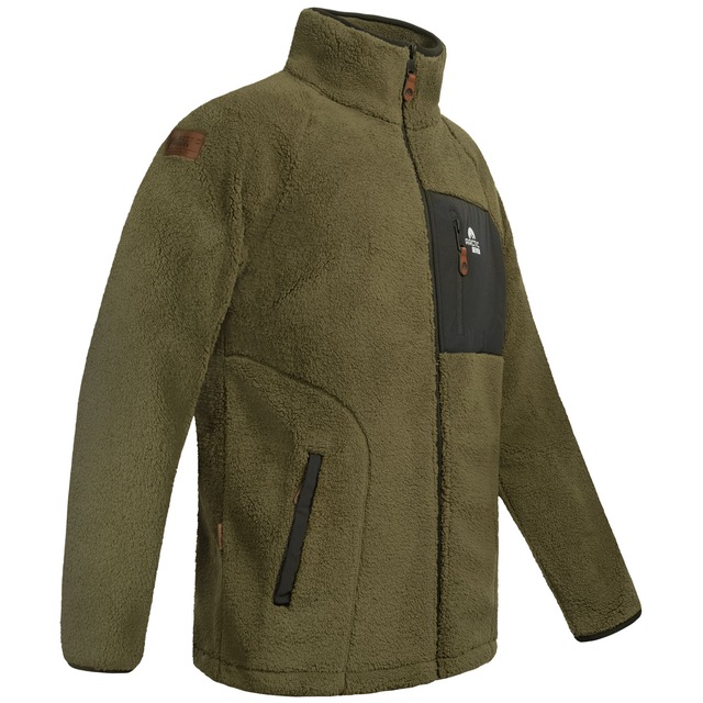 Arctic Seven Fleecejacke »ASAdvenio« Aus hochwertigem Sherpa-Fleece
