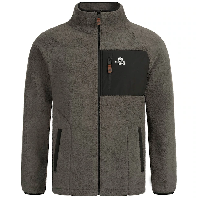 Arctic Seven Fleecejacke »ASAdvenio« Aus hochwertigem Sherpa-Fleece