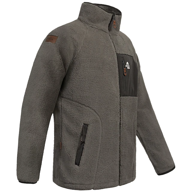 Arctic Seven Fleecejacke »ASAdvenio« Aus hochwertigem Sherpa-Fleece