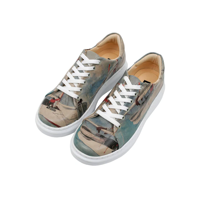DOGO Plateausneaker »Myra Low-Top Sneaker Smell The Flowers Damen Sneaker, Myra« Handgefertigt